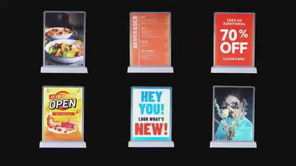 ป้ายไฟตั้งโต๊ะ