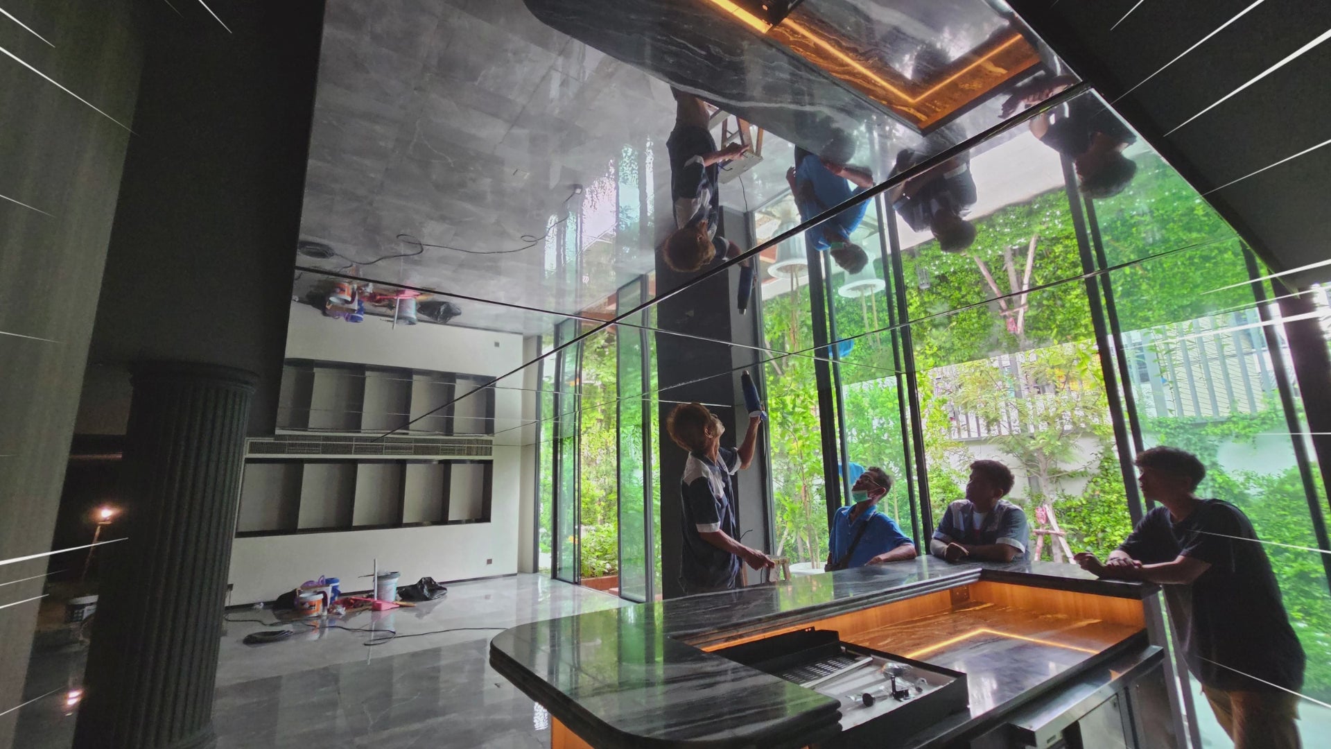 Mirror Stretch Ceiling