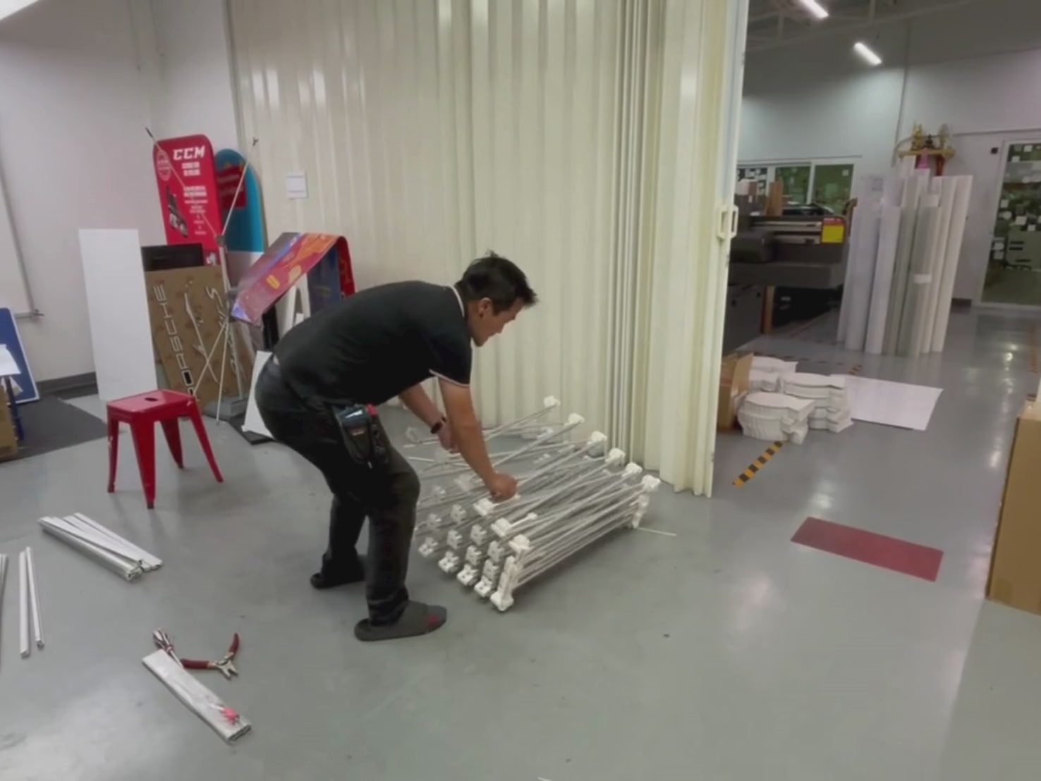 Fabric backdrop Kangaroo