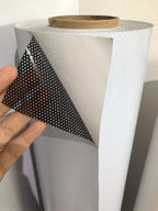 สติ๊กเกอร์ซีทรู See-through One Way Vision มองทะลุจากด้านในได้ พิมพ์คมชัด เหมาะสำหรับติดกระจกอาคารและรถยนต์