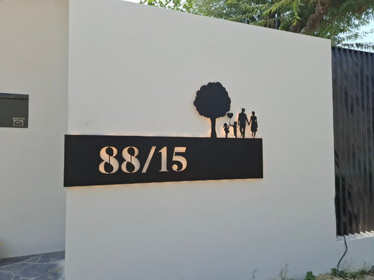 ป้ายบ้านเลขที่ และป้ายเลขที่ห้อง พิมพ์คมชัด ดีไซน์หรูหรา ทนทาน เหมาะสำหรับบ้าน อาคารชุด คอนโด และสำนักงาน