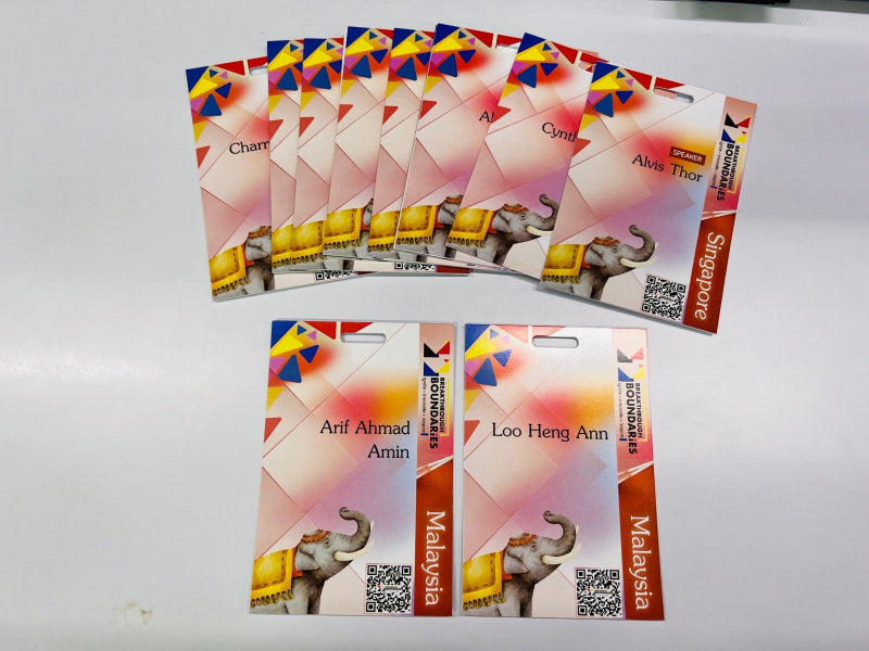 ป้ายห้อยคอ ป้ายคล้องคอ ป้ายชื่อพนักงาน ป้าย staff ดีไซน์ใช้งานสะดวก เหมาะสำหรับงานอีเวนต์และองค์กร