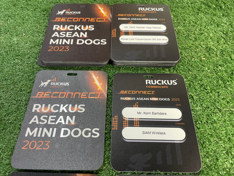 ป้ายห้อยคอ ป้ายคล้องคอ ป้ายชื่อพนักงาน ป้าย staff ดีไซน์ใช้งานสะดวก เหมาะสำหรับงานอีเวนต์และองค์กร