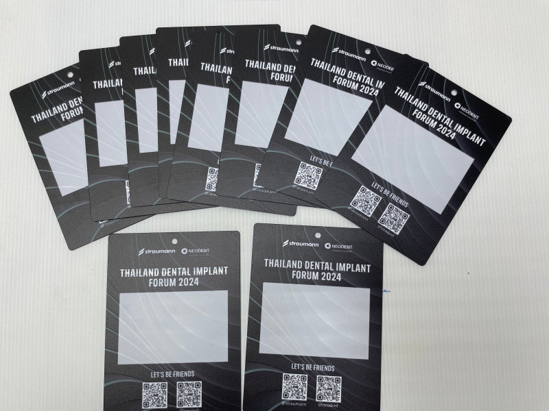 ป้ายห้อยคอ ป้ายคล้องคอ ป้ายชื่อพนักงาน ป้าย staff ดีไซน์ใช้งานสะดวก เหมาะสำหรับงานอีเวนต์และองค์กร