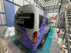 สติ๊กเกอร์ติดรถตู้ Van Wrap Sticker พิมพ์คมชัด วัสดุทนทาน เหมาะสำหรับโฆษณา โปรโมชัน และตกแต่งรถเพื่อสร้างเอกลักษณ์
