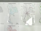 ป้ายแผนที่โลก World Map Board พิมพ์คมชัด รายละเอียดครบ ใช้สำหรับการศึกษา ตกแต่งสำนักงาน โรงเรียน และงานแสดงข้อมูล
