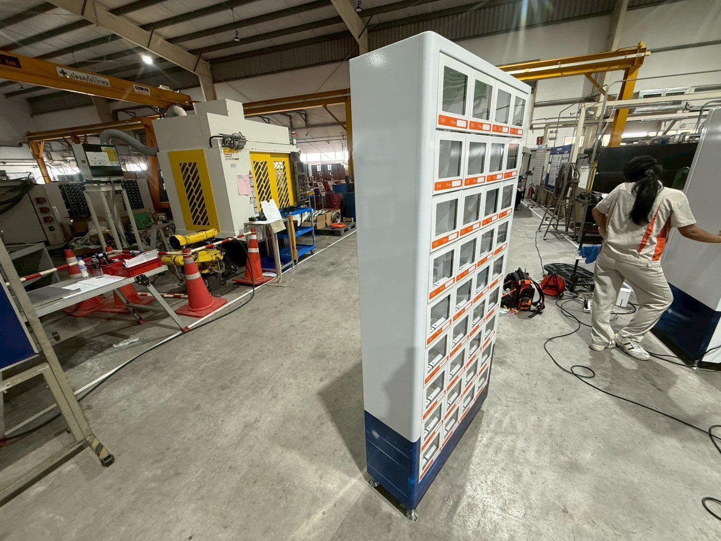 Vending machine sticker wrap 3M PVC laminate gloss outdoor 2 year