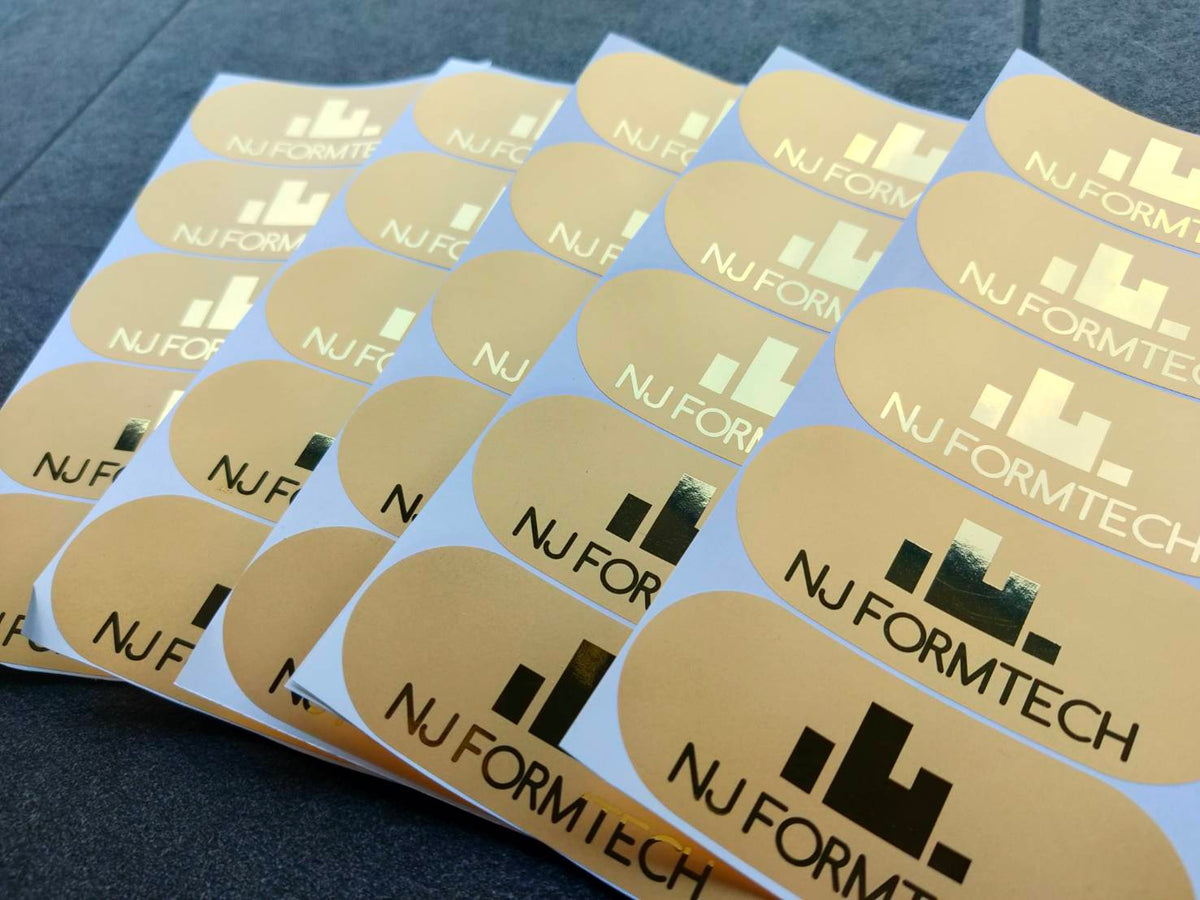 การ์ดฟอยล์ทอง นามบัตร การ์ดงานบวช สติ๊กเกอร์ - Octopus Media Solutions