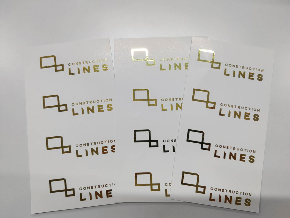 การ์ดฟอยล์ทอง นามบัตร การ์ดงานบวช สติ๊กเกอร์ - Octopus Media Solutions