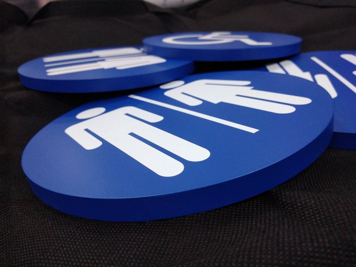 ป้ายห้องน้ำ ตัวอย่างป้ายห้องน้ำสวยๆ ป้ายพลาสวูดทำสี