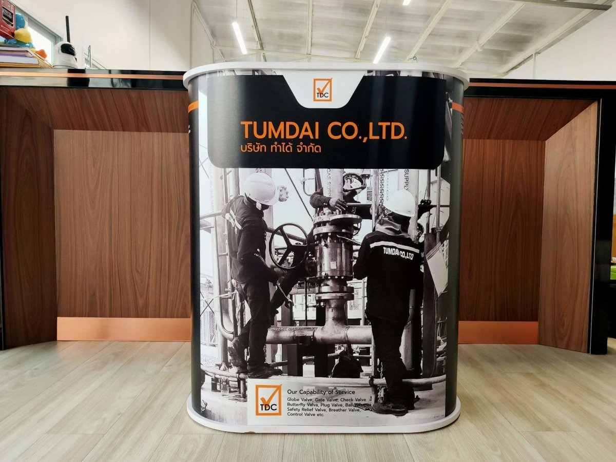 โต๊ะ เคาน์เตอร์ โต๊ะชวนชิม Promotion Counter น้ำหนักเบา ถอดประกอบง่าย เหมาะสำหรับงานอีเวนต์ โปรโมชัน และออกบูธ