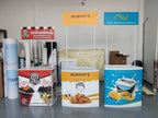 โต๊ะ เคาน์เตอร์ โต๊ะชวนชิม Promotion Counter น้ำหนักเบา ถอดประกอบง่าย เหมาะสำหรับงานอีเวนต์ โปรโมชัน และออกบูธ