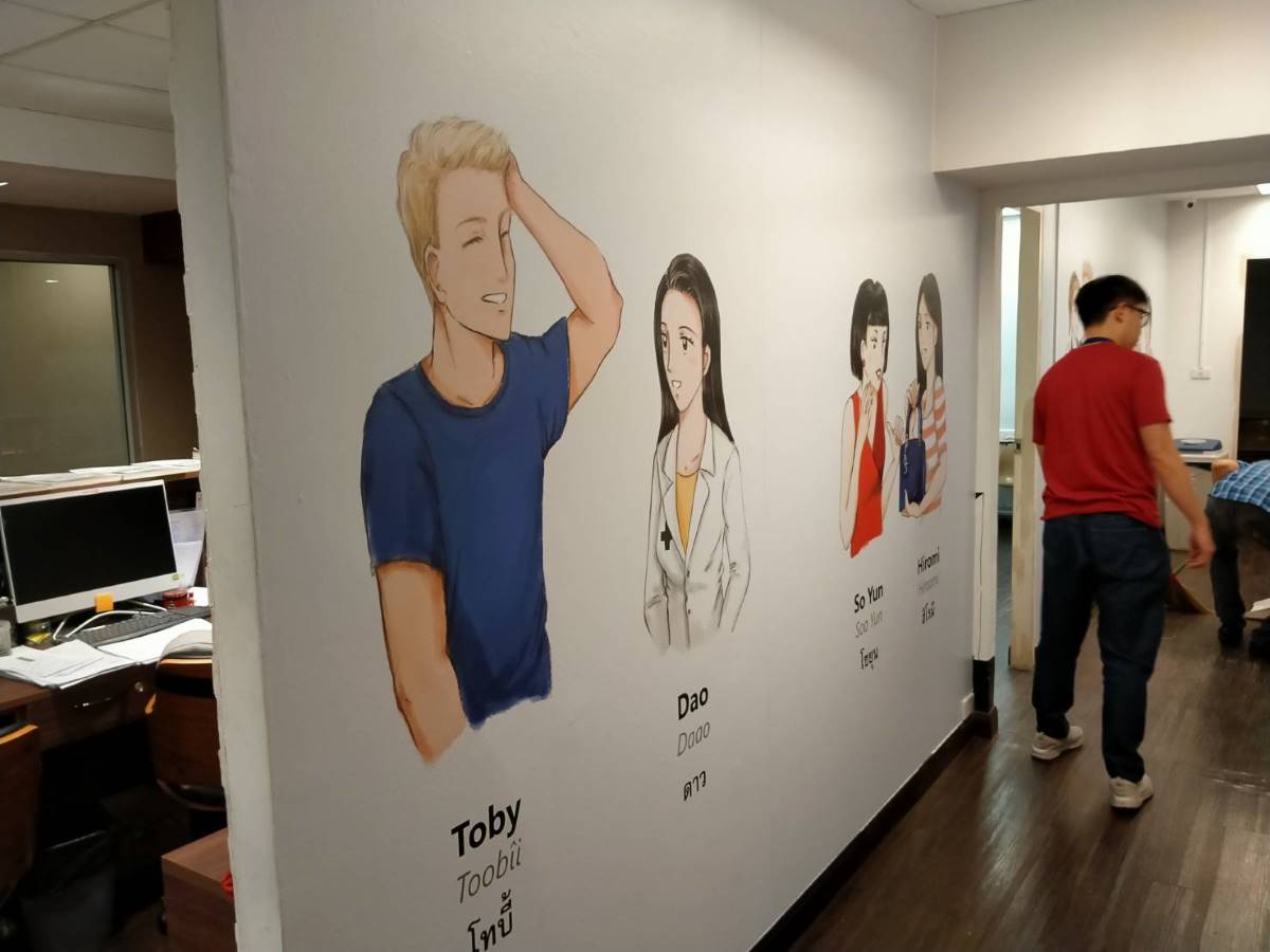 สติ๊กเกอร์ติดผนังห้อง และผนังปูน Wall Sticker พิมพ์ลายคมชัด ติดตั้งง่าย เหมาะสำหรับตกแต่งบ้าน ร้านค้า และออฟฟิศ