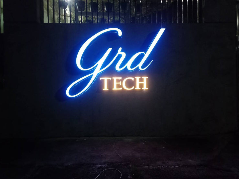 ตัวอักษรไฟ LED ป้ายไฟ และป้ายไฟโลโก้ สว่างคมชัด ดีไซน์หรูหรา เหมาะสำหรับป้ายร้านค้า บริษัท และงานตกแต่งอาคาร