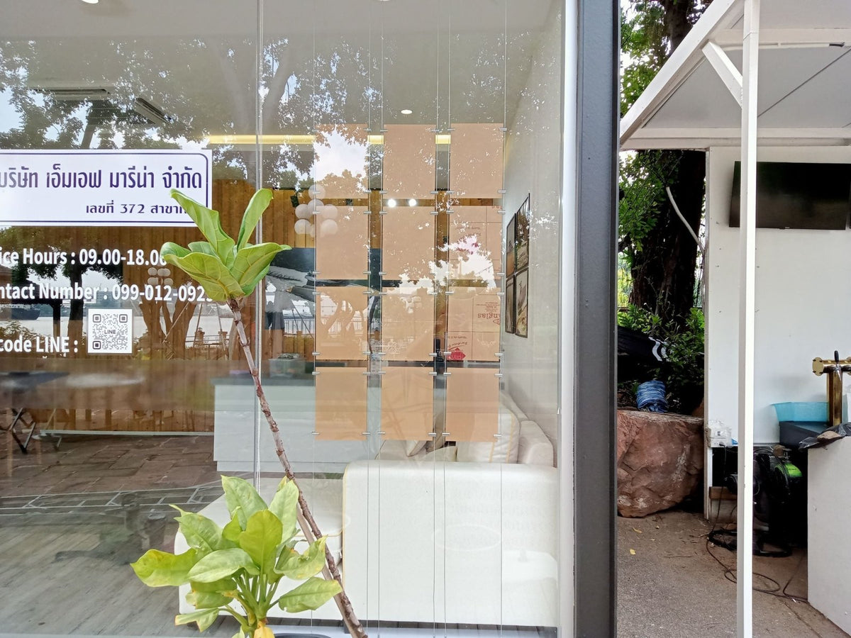 ป้ายแขวนลวดสลิง - Octopus Media Solutions