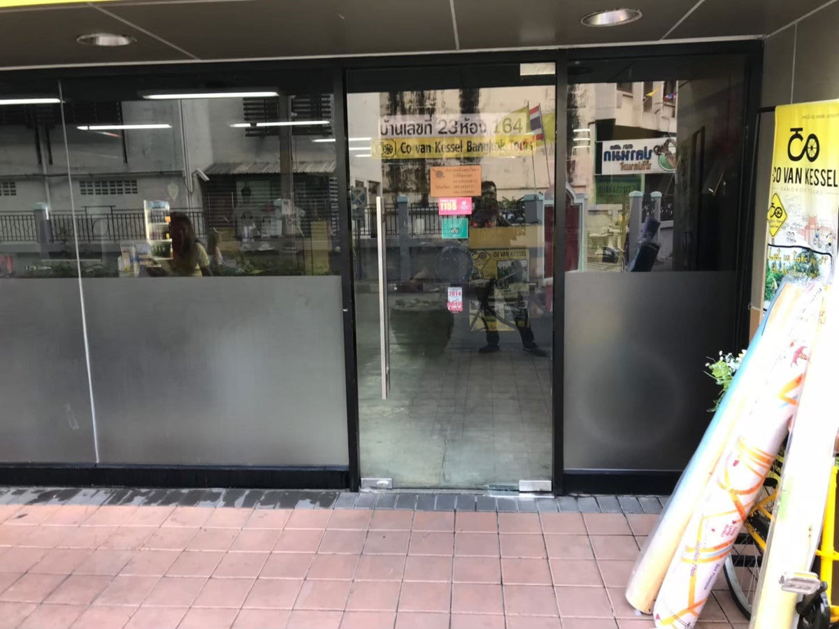 สติ๊กเกอร์ฝ้า ติดกระจก ฟิล์มฝ้าติดกระจก - Octopus Media Solutions