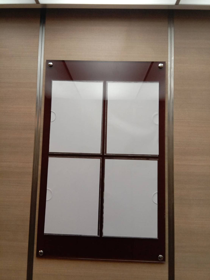 บอร์ดประชาสัมพันธ์อะคริลิค และกรอบอะคริลิคติดผนัง แข็งแรง โปร่งใส เหมาะสำหรับประกาศ โปสเตอร์ เมนู และงานแสดงข้อมูล