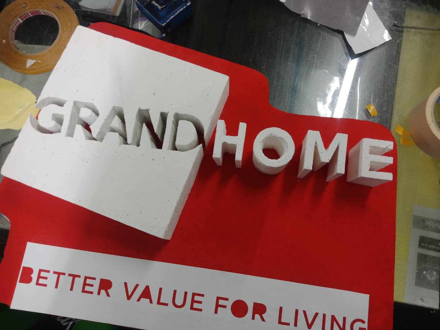 ป้ายโฟม อักษรโฟม โฟมไดคัท Foam 43