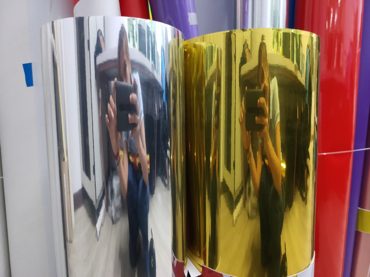 Metallic Gold Pvc Sticker Gold Sticker | Silver Sticker | PVC PP Sticker Glossy and Matte ...