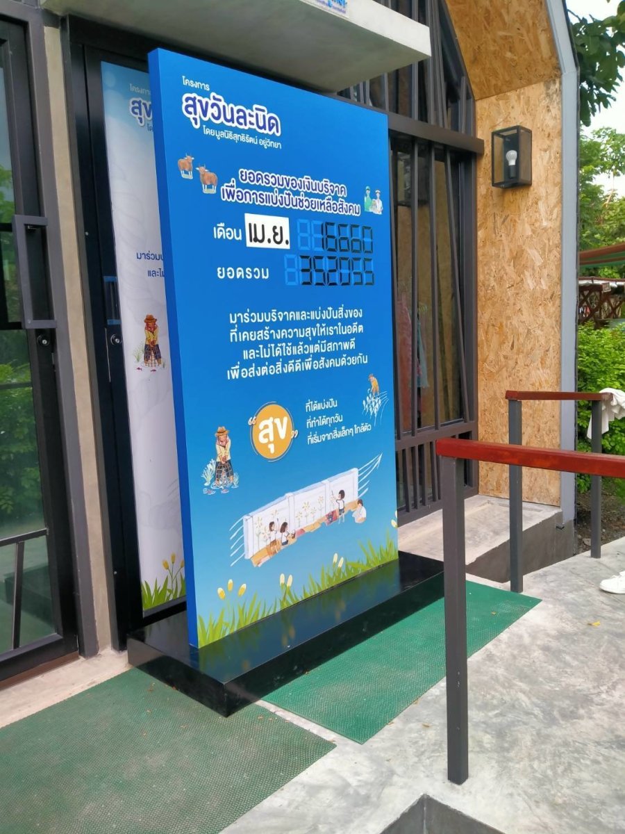 ป้ายประชาสัมพันธ์ และป้ายตั้งพื้น พิมพ์คมชัด แข็งแรง เหมาะสำหรับงานอีเวนต์ งานโฆษณา และประชาสัมพันธ์หน้าร้านหรือองค์กร