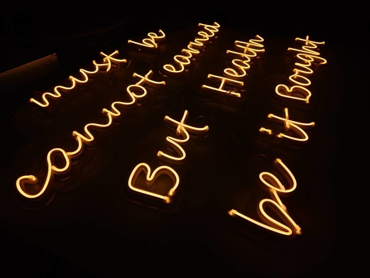 ป้ายไฟนีออน Neon Sign สีสันสดใส ดัดโค้งตามแบบ สวยงามสะดุดตา เหมาะสำหรับร้านอาหาร คาเฟ่ บาร์ และงานตกแต่ง