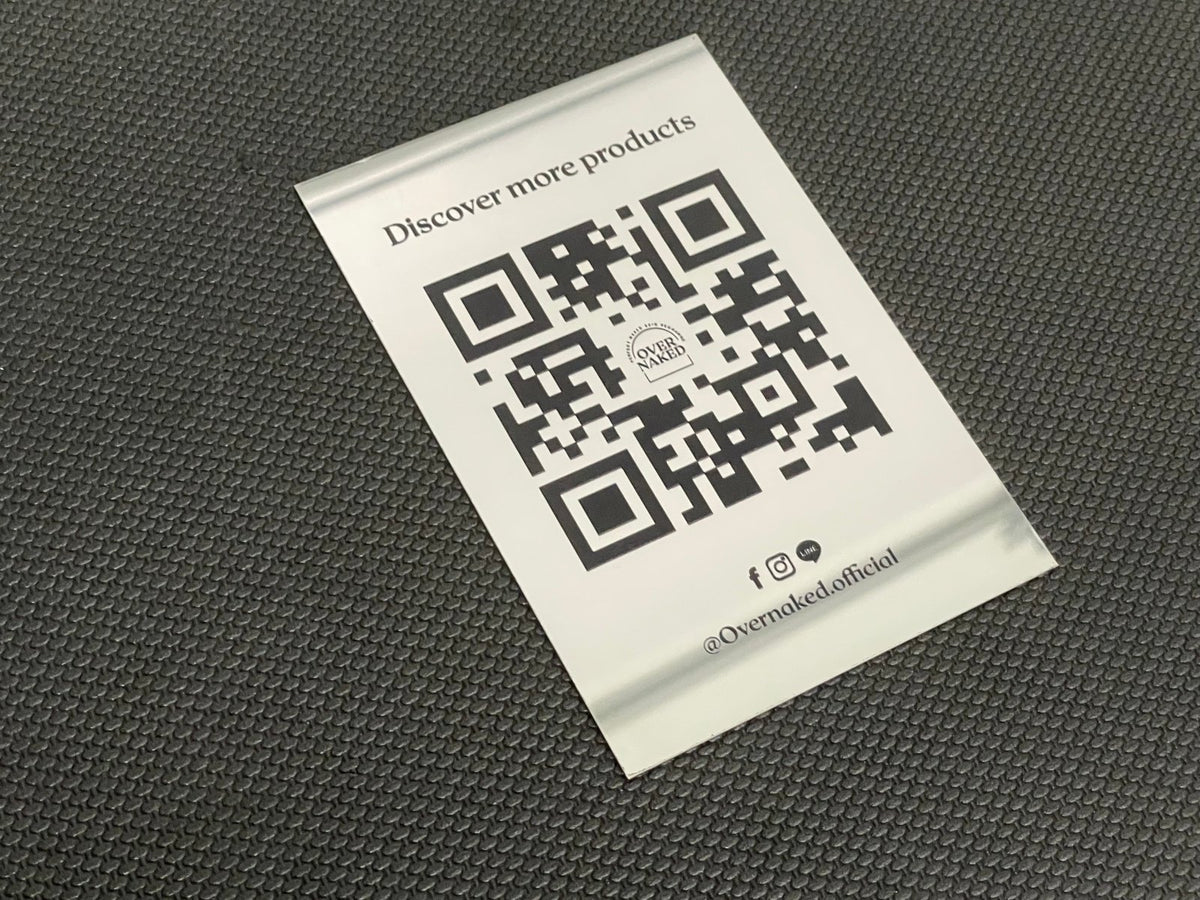 ป้ายคิวอาร์โค้ด QR Code พิมพ์คมชัด สแกนง่าย เหมาะสำหรับป้ายร้านค้า งานอีเวนต์ และโปรโมชัน