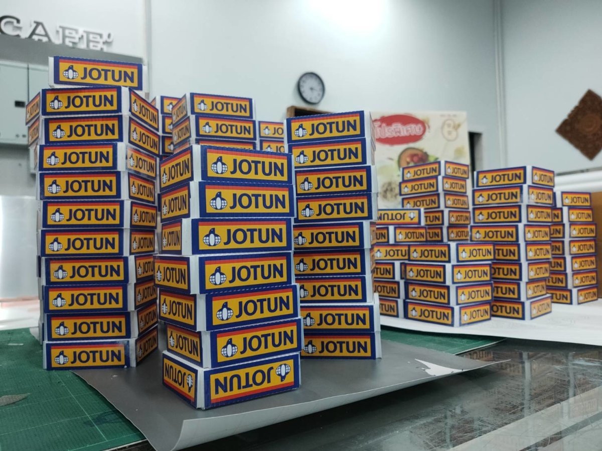 ม็อคอัพสินค้า ราคาถูก Product Mockup พิมพ์คมชัด ดีไซน์เสมือนจริง เหมาะสำหรับโชว์บรรจุภัณฑ์ งานออกบูธ และงานนำเสนอสินค้า