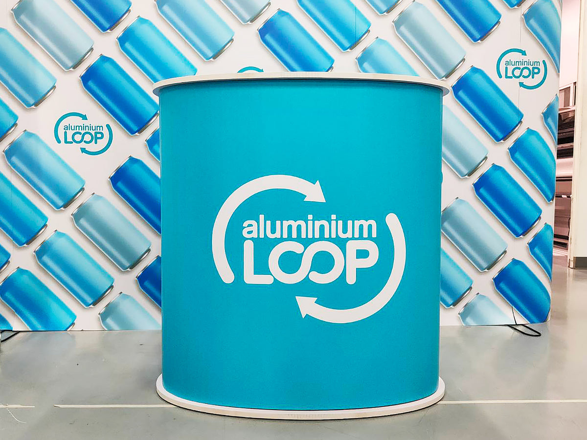 โต๊ะ เคาน์เตอร์ โต๊ะชวนชิม Promotion Counter น้ำหนักเบา ถอดประกอบง่าย เหมาะสำหรับงานอีเวนต์ โปรโมชัน และออกบูธ