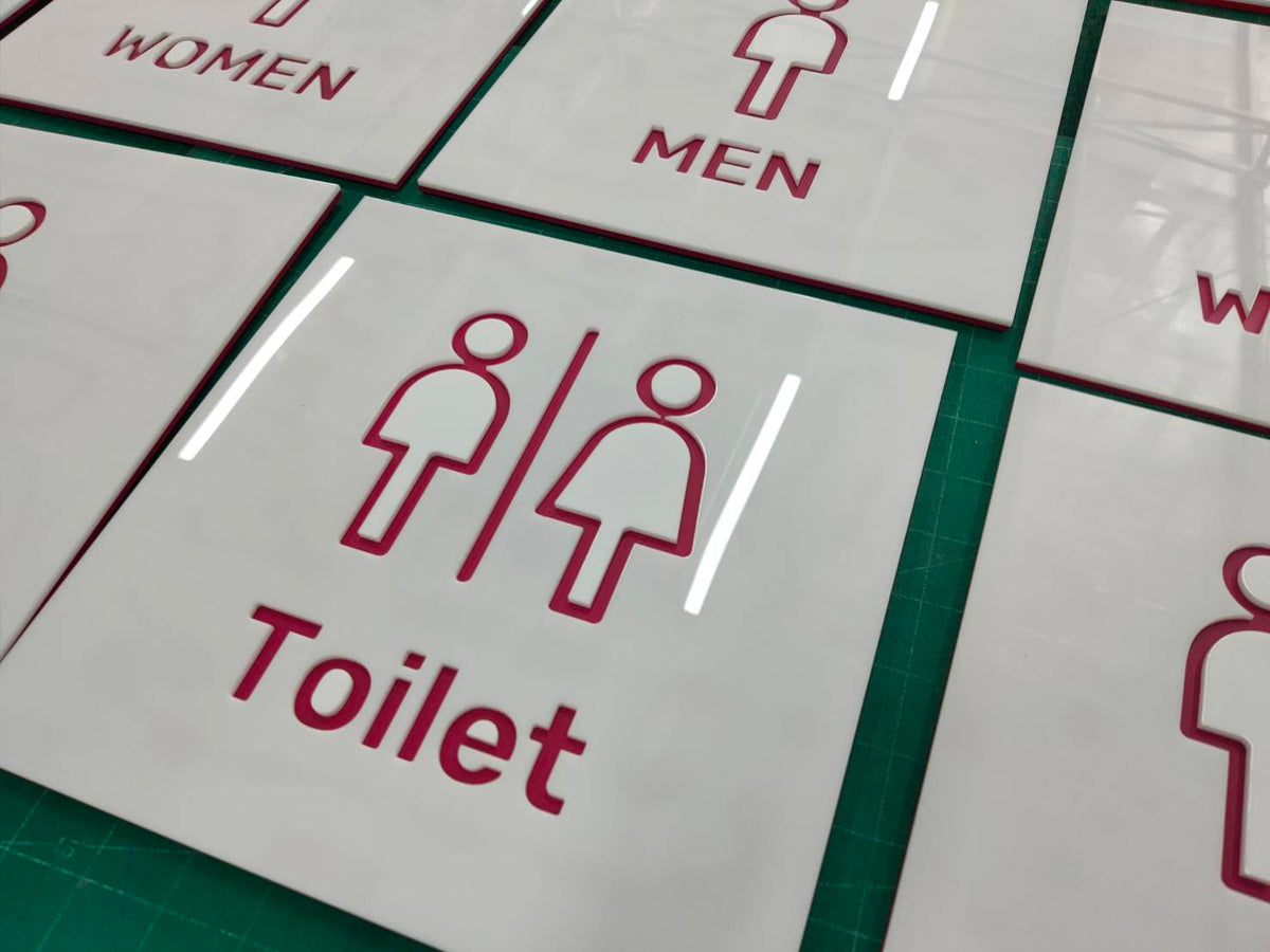 ป้ายห้องน้ำ ป้ายห้องอาบน้ำ ป้ายสุขา - Octopus Media Solutions