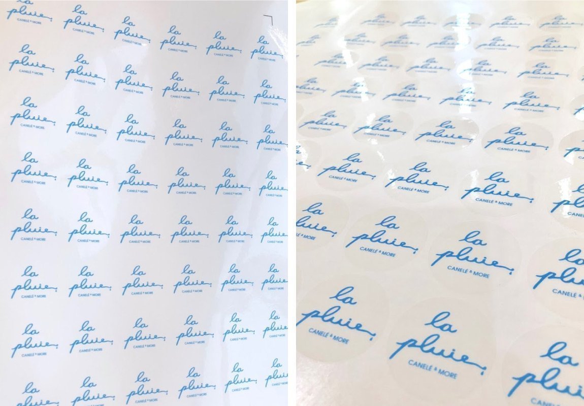 สติ๊กเกอร์ใส สติ๊กเกอร์ฉลากสินค้าใส พิมพ์คมชัด ติดแนบเนียน เหมาะสำหรับบรรจุภัณฑ์ สินค้า เครื่องสำอาง และงานโปรโมชัน