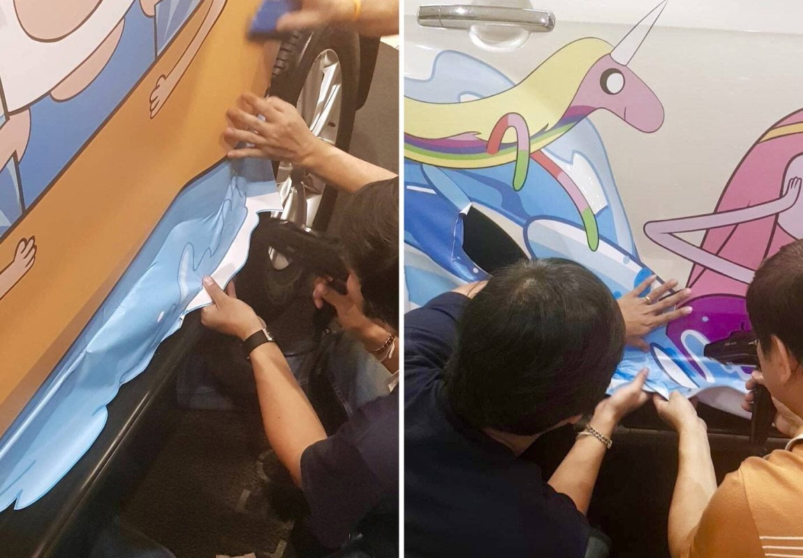 งาน wrap รถโฆษณา สำหรับโปรโมตสินค้าและบริการแบบเคลื่อนที่