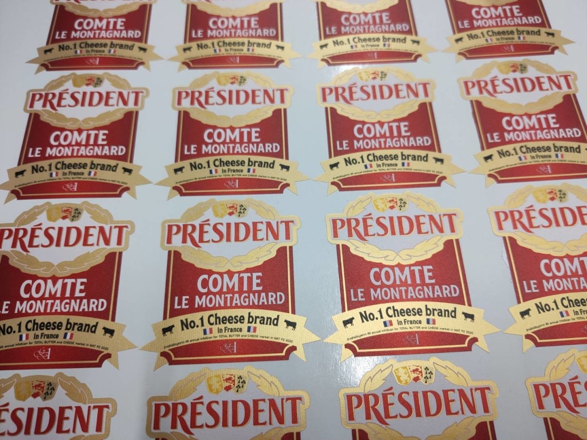 สติ๊กเกอร์สีทอง และสติ๊กเกอร์สีเงิน พิมพ์หรูหรา เพิ่มมูลค่าสินค้า เหมาะสำหรับฉลากบรรจุภัณฑ์ งานพรีเมียม และงานตกแต่ง