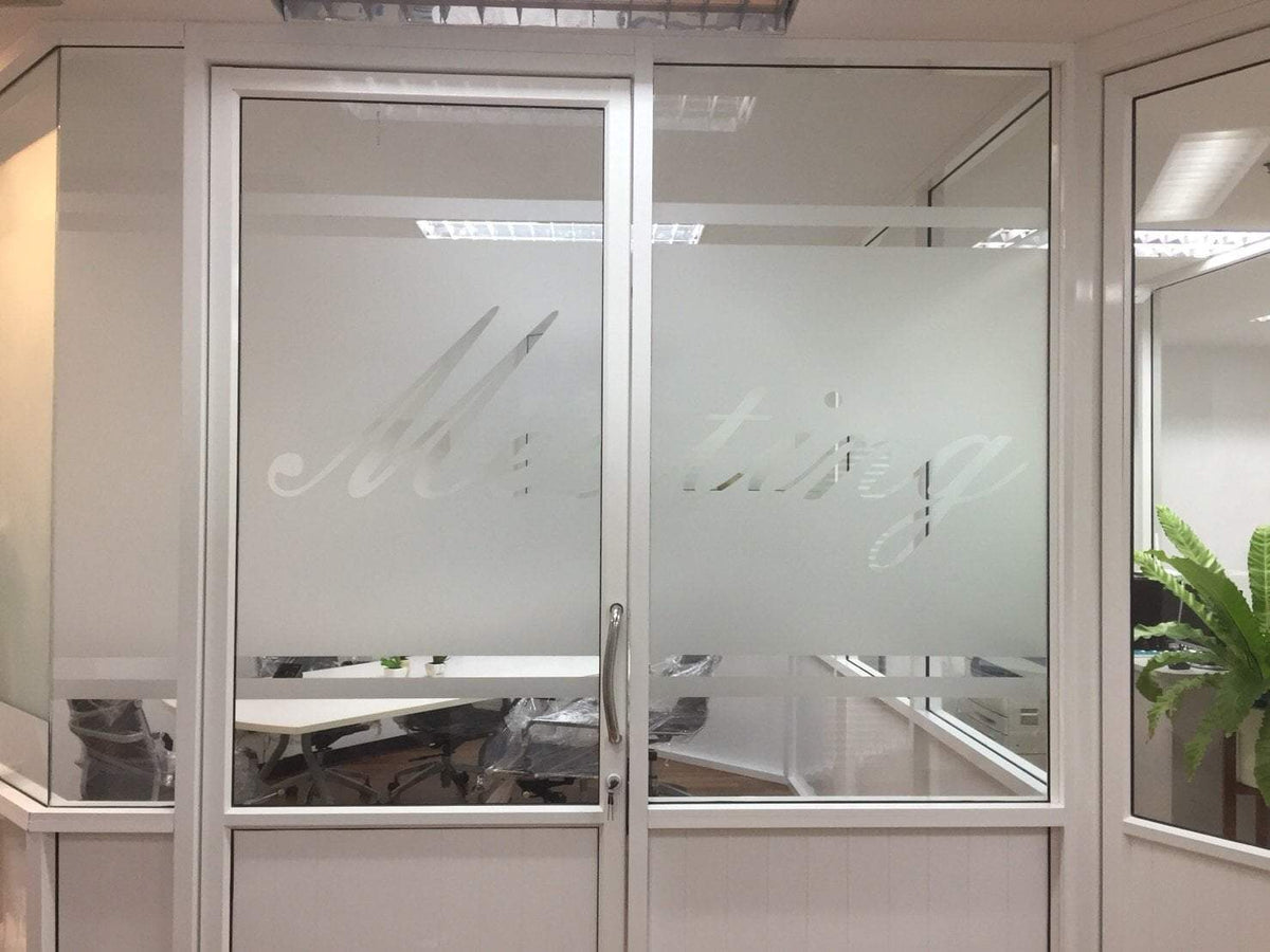 สติ๊กเกอร์ฝ้า ติดกระจก ฟิล์มฝ้าติดกระจก - Octopus Media Solutions