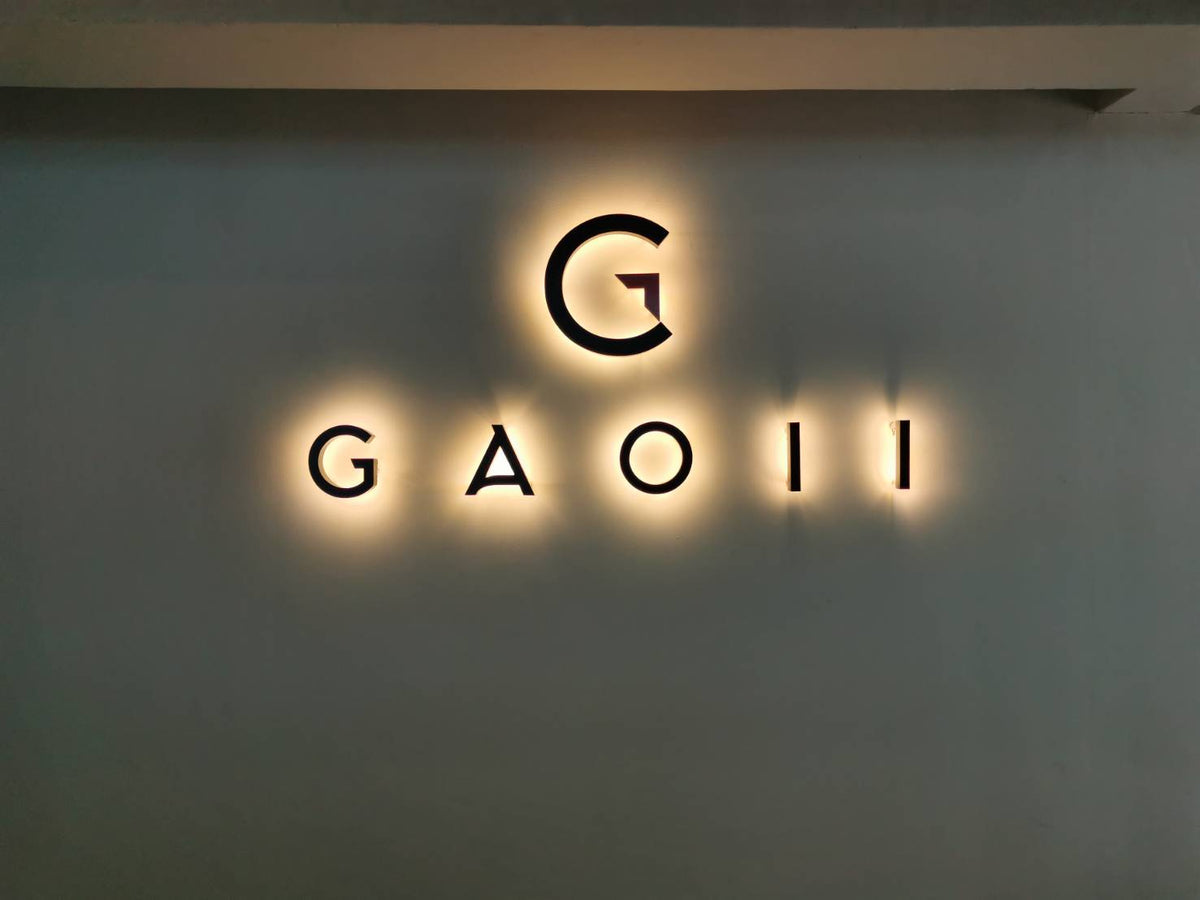 ป้ายอักษร โลโก้ ซิงค์ มีไฟ ดีไซน์หรูหรา ทนทาน เหมาะสำหรับร้านค้า บริษัท และอาคารพาณิชย์