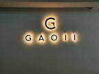 ป้ายอักษร โลโก้ ซิงค์ มีไฟ ดีไซน์หรูหรา ทนทาน เหมาะสำหรับร้านค้า บริษัท และอาคารพาณิชย์