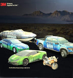 สติ๊กเกอร์สะท้อนแสง 3M Reflective Sticker คุณภาพสูง มองเห็นชัดเจน เหมาะสำหรับป้ายจราจร ความปลอดภัย และงานตกแต่งรถ