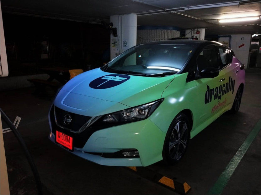 Car wrap sticker พิมพ์ระบบ Latex สีไม่เพี้ยน เหมาะกับงานมืออาชีพ