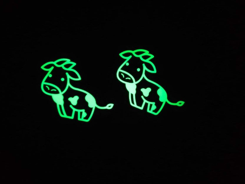 สติ๊กเกอร์เรืองแสง พรายน้ำ Glow in the Dark Sticker มองเห็นชัดในที่มืด เหมาะสำหรับงานตกแต่ง ป้ายความปลอดภัย และงานดีไซน์