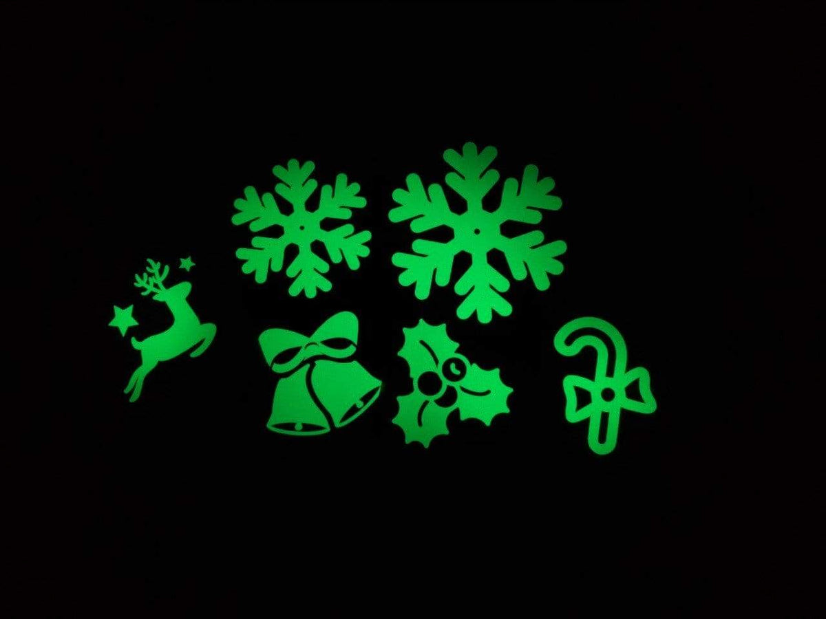 สติ๊กเกอร์เรืองแสง พรายน้ำ Glow in the Dark Sticker มองเห็นชัดในที่มืด เหมาะสำหรับงานตกแต่ง ป้ายความปลอดภัย และงานดีไซน์