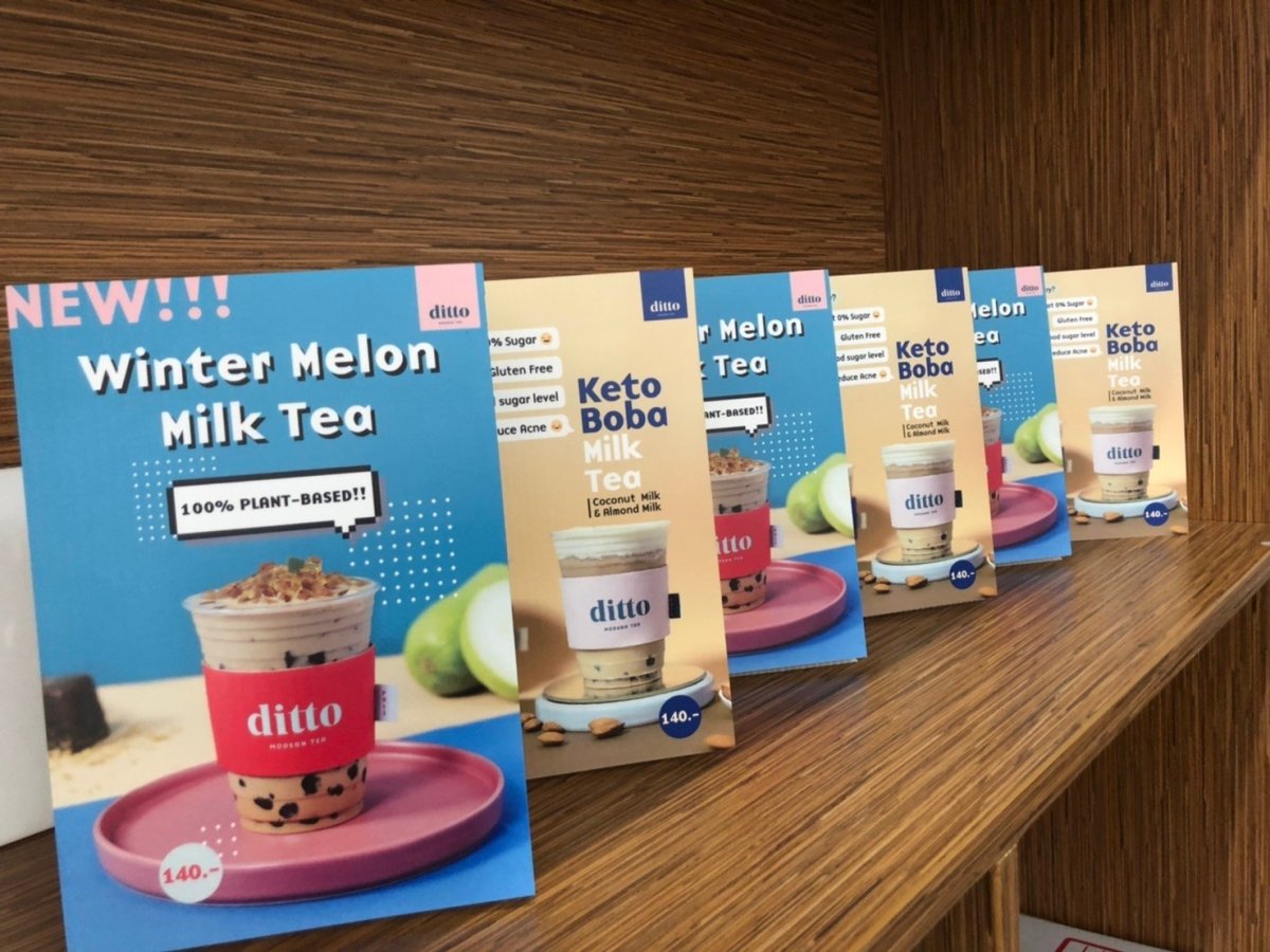 ป้ายตั้งโต๊ะ ป้านเมนูตั้งโต๊ะ ป้ายเต็นท์การ์ดตั้งโต๊ะร้านขนม ร้านกาแฟ ราคาถูก