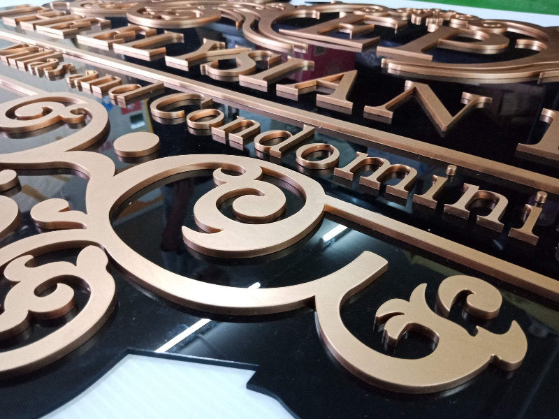 ป้ายชื่อสมาคม อะคริลิกไดคัทตัวอักษร ป้ายบริษัท อะคริลิกตัวนูน Acrylic ป้ายอะคริลิก ป้ายชื่อบริษัท ป้ายร้าน