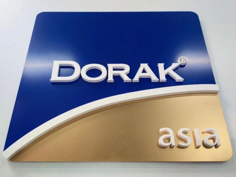 ป้ายอะคริลิคทำสี Acrylic Die Cut ติดตัวอักษรนูน อะคริลิคสีขาวไดคัทตัวนูน