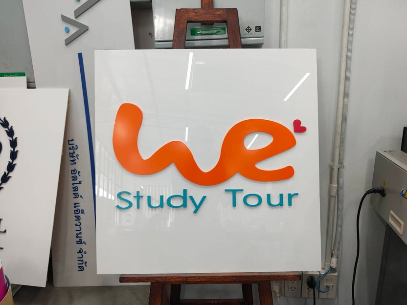 ป้ายอะคริลิค ติดผนัง อะคริลิคตัวอักษร - Octopus Media Solutions