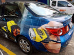 สติ๊กเกอร์ติดรถ Car Wrap แร็ปสติ๊กเกอร์ วัสดุคุณภาพสูง 3M พิมพ์คมชัด ติดทนทาน เหมาะสำหรับโฆษณาและตกแต่งรถทุกประเภท
