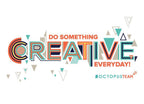 do something creative everyday สติกเกอร์กราฟิก