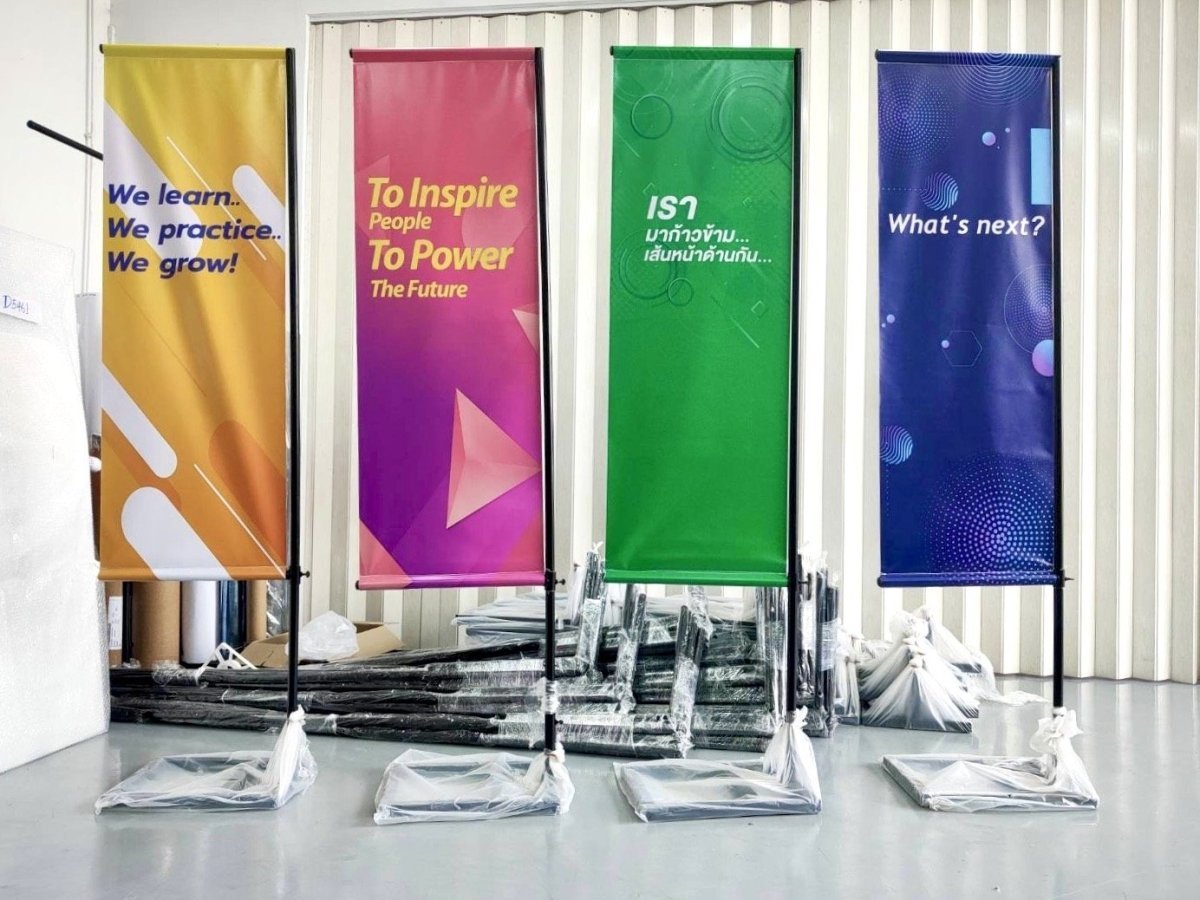 ป้ายธงญี่ปุ่น J Flag ราคาถูก ป้ายตั้งหน้าร้าน