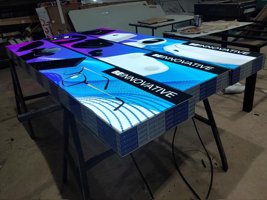 ป้ายกล่องไฟผ้า ตู้กล่องไฟ fabric กล่องไฟในห้าง บูธแสดงสินค้า ป้ายไฟ ห้างสรรพสินค้า Light box indoor ป้ายไฟผ้า รูปยักษ์