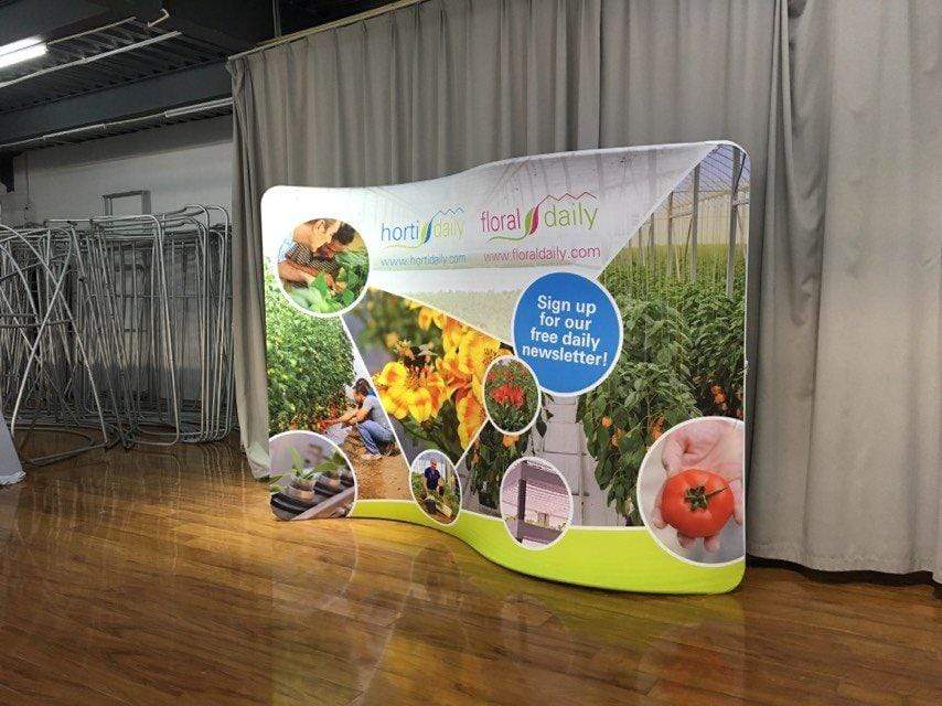 แบ็คดรอปผ้า สำเร็จรูป Fabric Backdrop Wall A แบคดรอปผ้า โค้ง