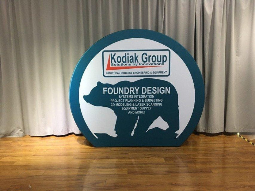 แบคดรอปผ้า ออกบูธ สำเร็จรูป - Octopus Media Solutions