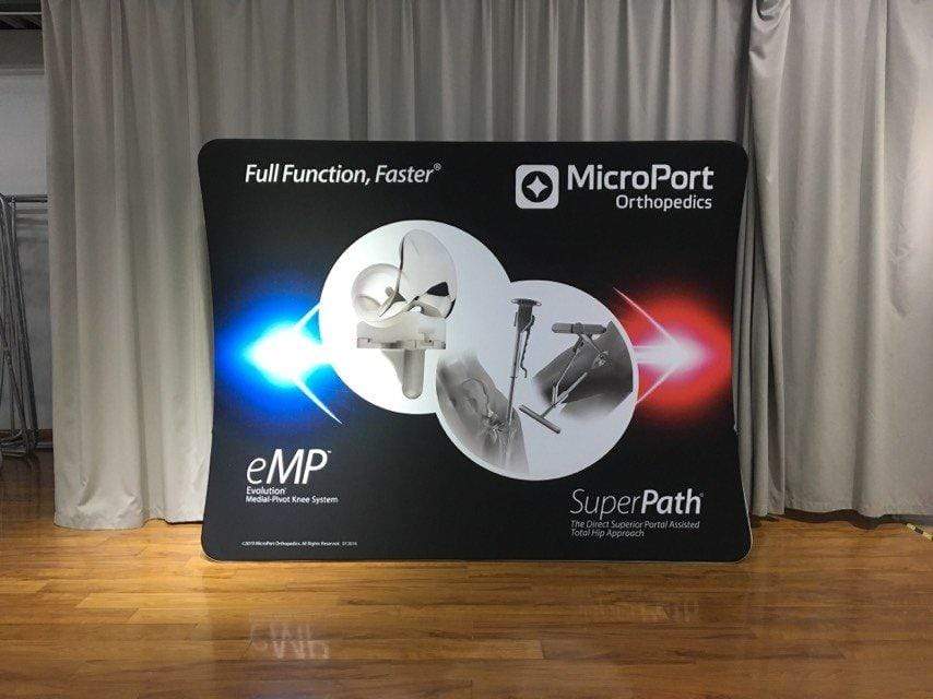 แบ็คดรอปผ้า สำเร็จรูป Fabric Backdrop Wall C แบคดรอปผ้า โค้ง